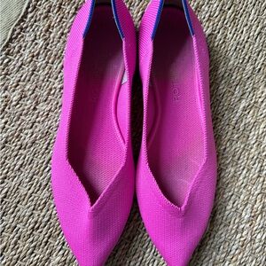 Rothy's Pink Women's Pointed Toe Flat - 9.5